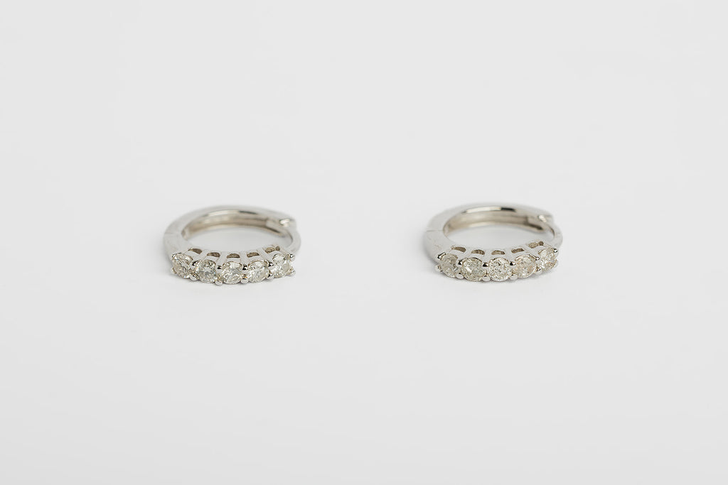 Arete Arracada Diamantes