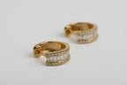Arete Arracada Diamantes Baguette