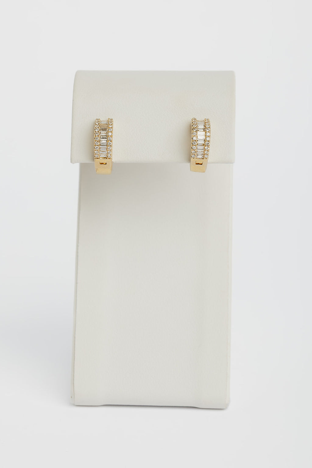 Arete Arracada Diamantes Baguette