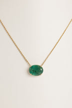 Collar Esmeralda Oval