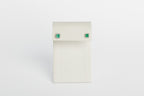 Arete Stud Esmeraldas con Halo