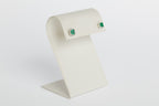 Arete Stud Esmeraldas con Halo