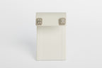 Arete Stud Diamantes con Halo