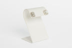 Arete Stud Diamantes con Halo