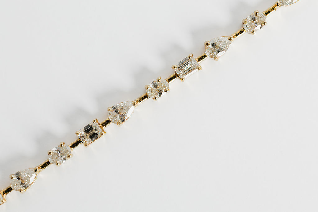 Pulsera Diamantes Multishape