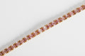 Pulsera Tennis Zafiro Rosa