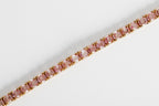 Pulsera Tennis Zafiro Rosa