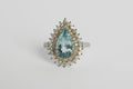Anillo Aguamarina