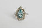 Anillo Aguamarina