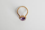 Anillo Amatista con Halo