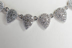 Collar Diamantes Drop Pave
