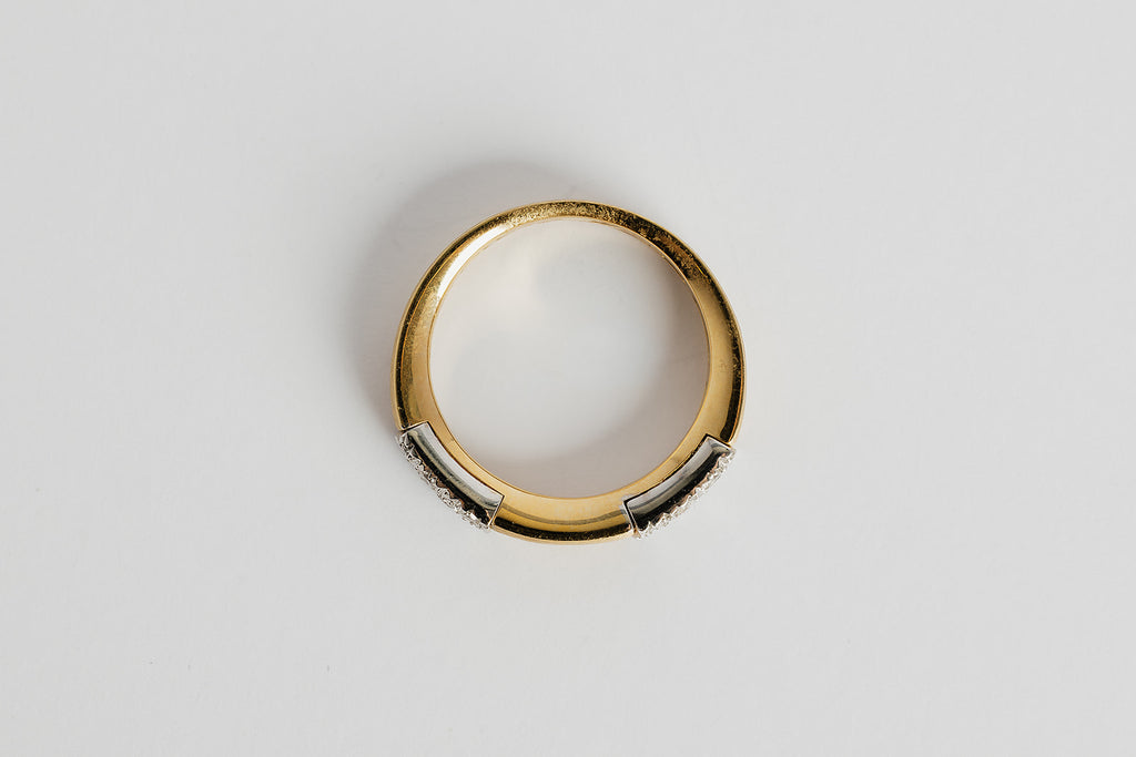 Anillo Con Diamantes Matte