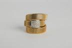 Anillo Bangle con Diamantes