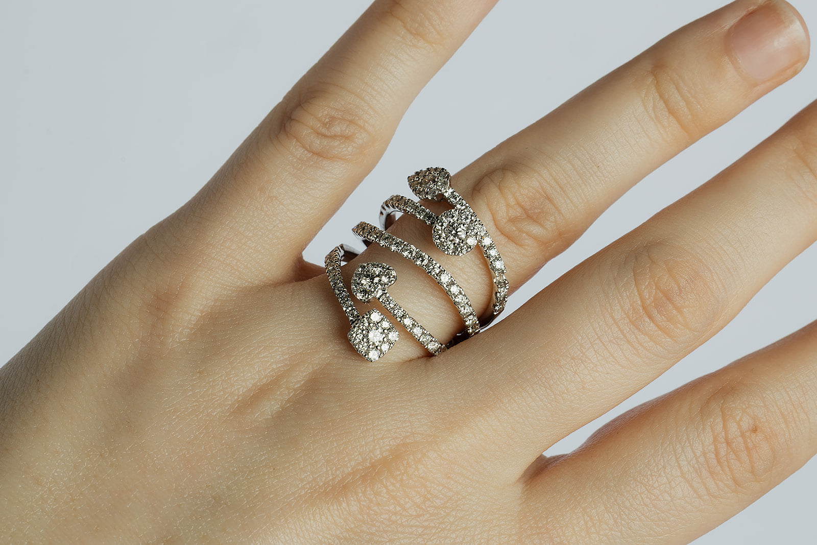 Anillo Wrap Diamantes