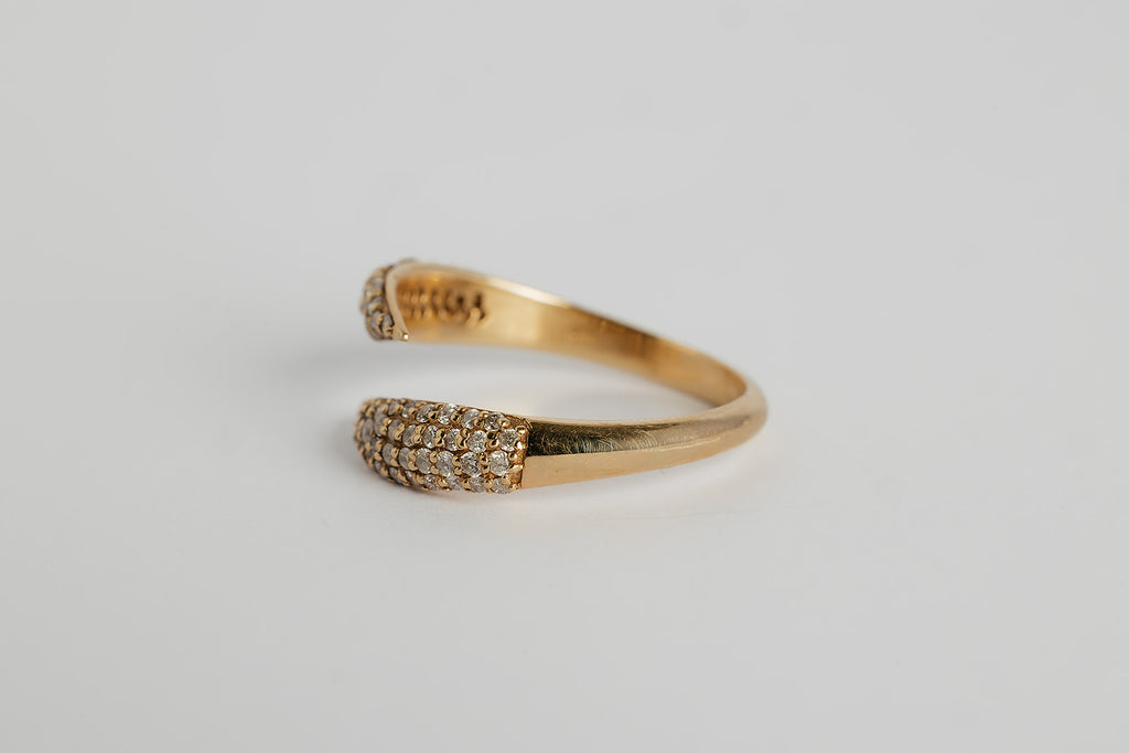 Anillo Doble Diamantes