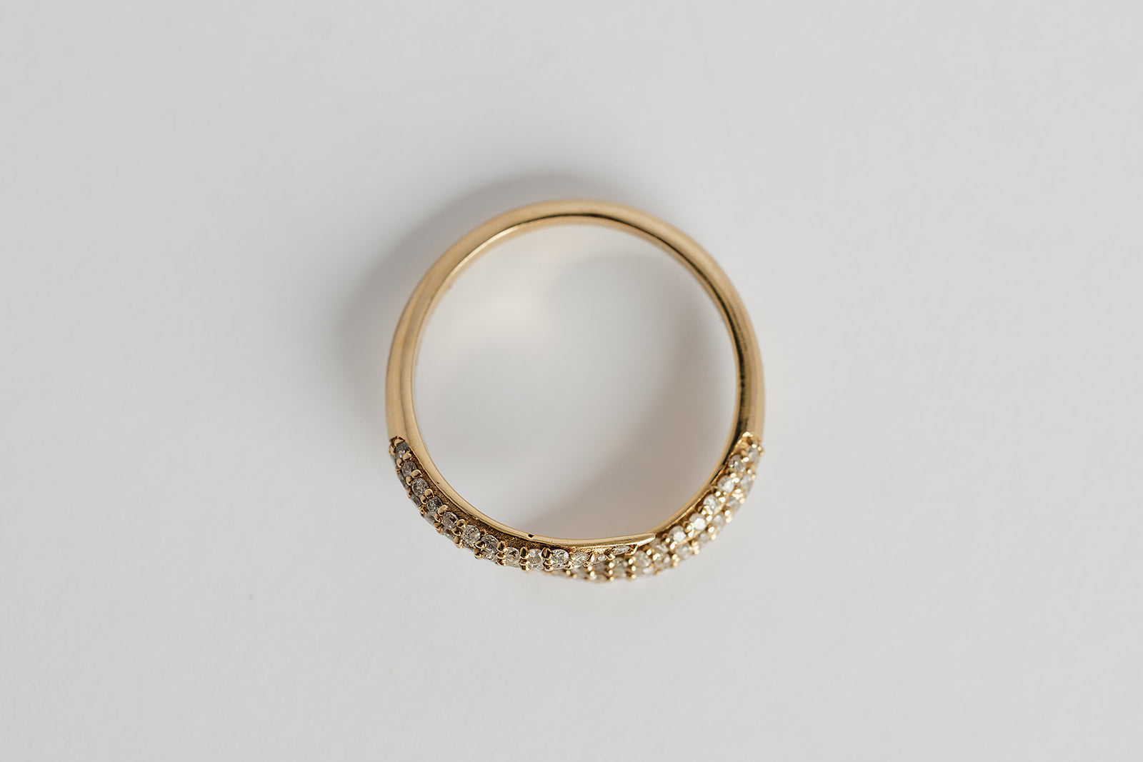 Anillo Doble Diamantes