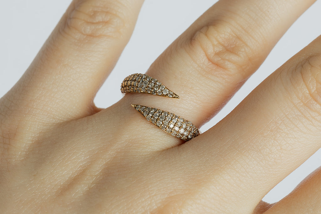 Anillo Doble Diamantes