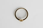 Anillo Zafiro Corazon Bisel