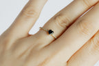 Anillo Zafiro Corazon