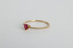 Anillo Rubi Corazon