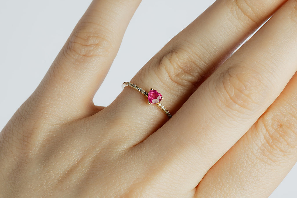 Anillo Rubi Corazon