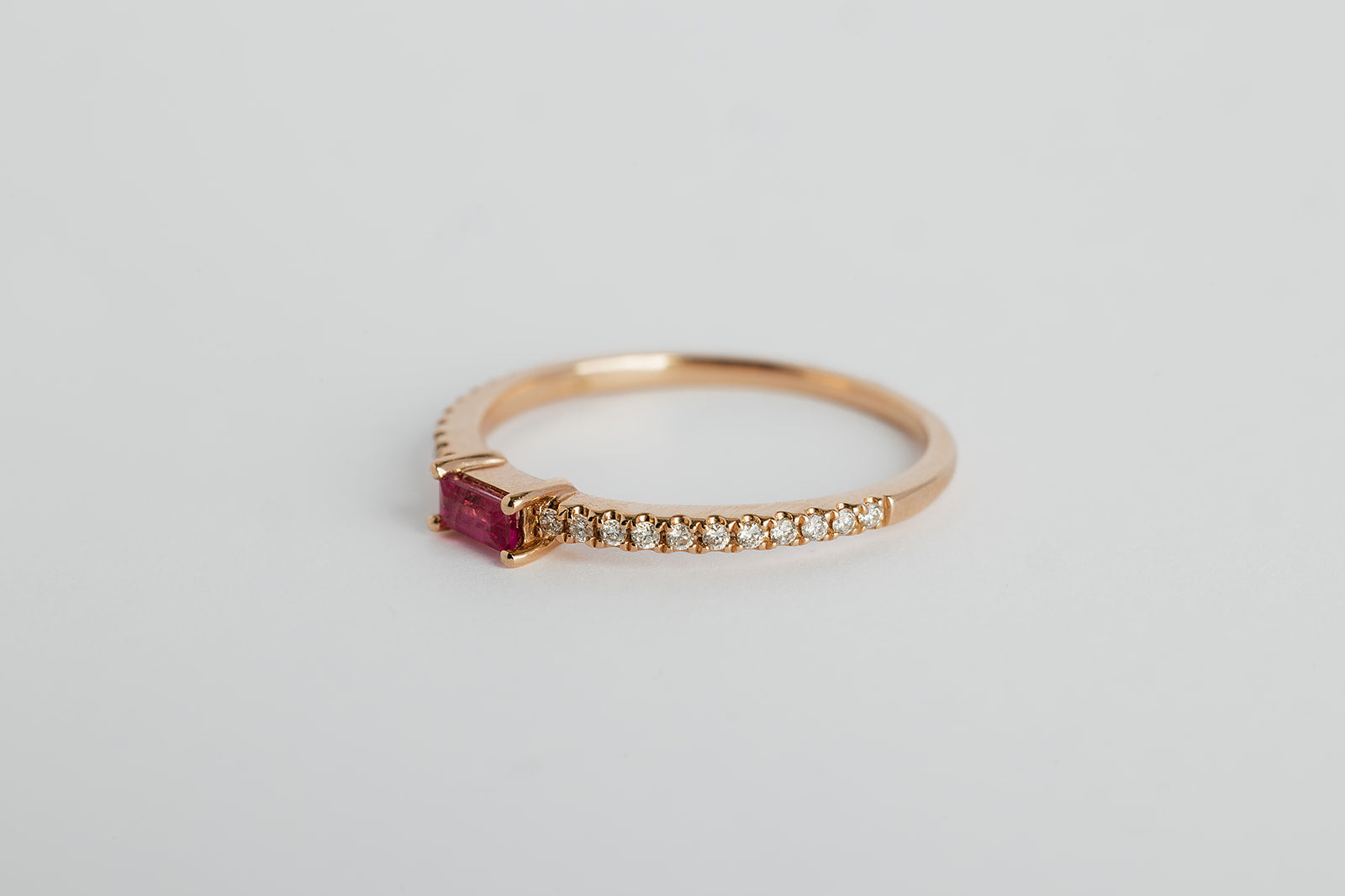 Anillo Rubi Baguette