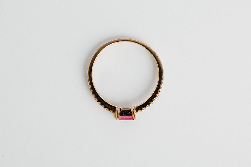 Anillo Rubi Baguette