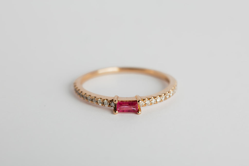 Anillo Rubi Baguette