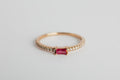 Anillo Rubi Baguette