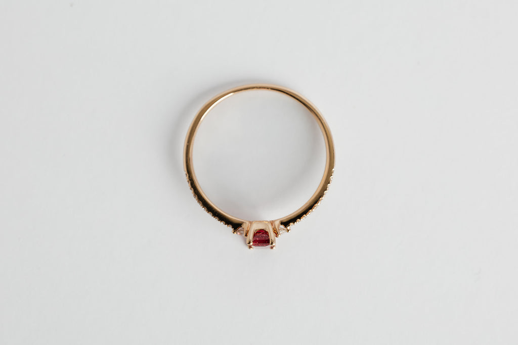 Anillo Topacio Rosa