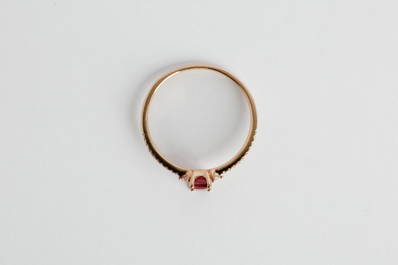 Anillo Topacio Rosa