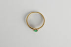 Anillo Esmeralda Corazon Halo
