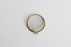 Anillo Esmeralda Corazon