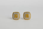 Arete Diamante Amarillo GIA