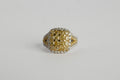 Anillo 16 Diamantes Amarillos