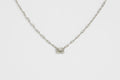 Collar Paperclip y Diamantes .53ct