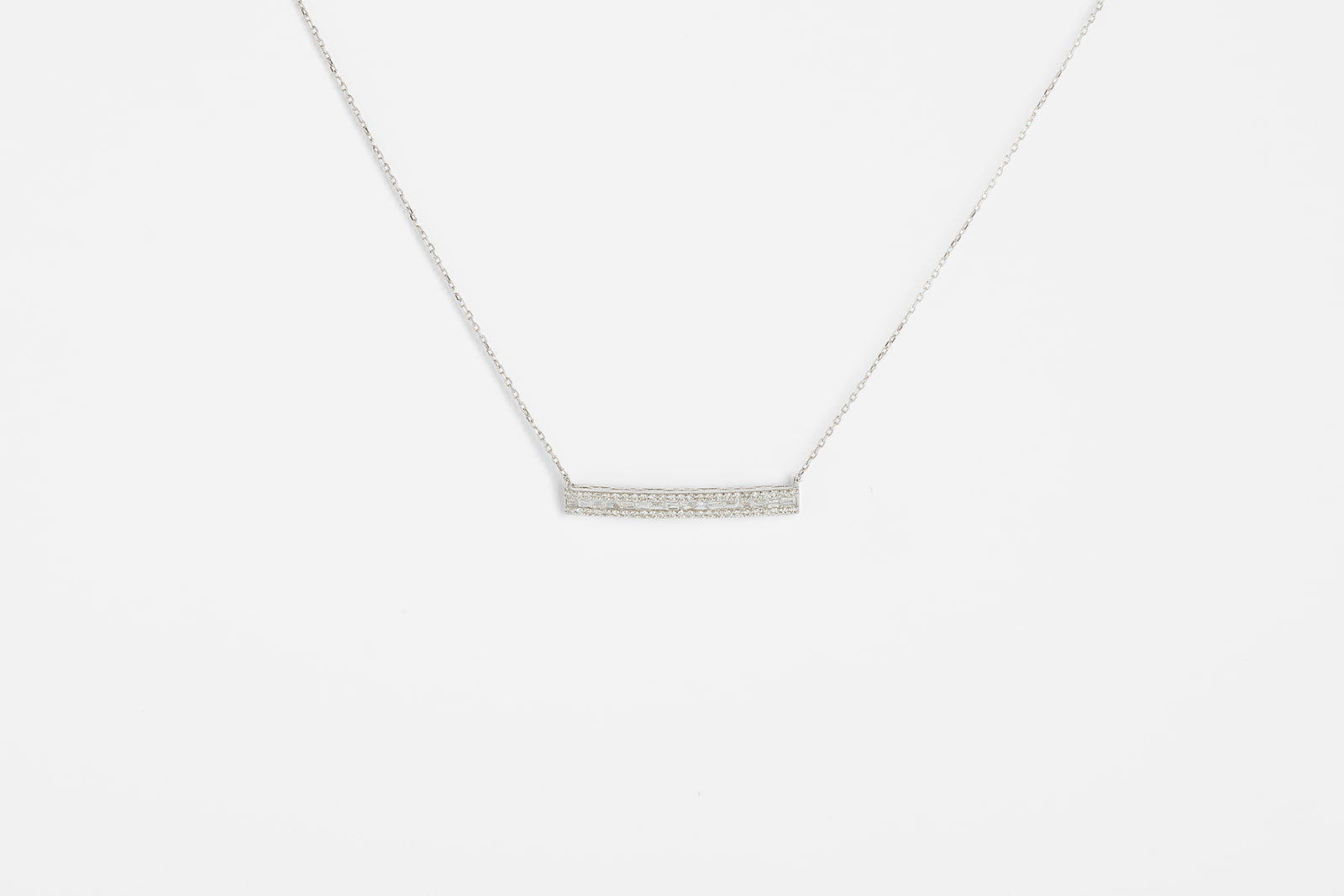 Collar Barra Diamantes