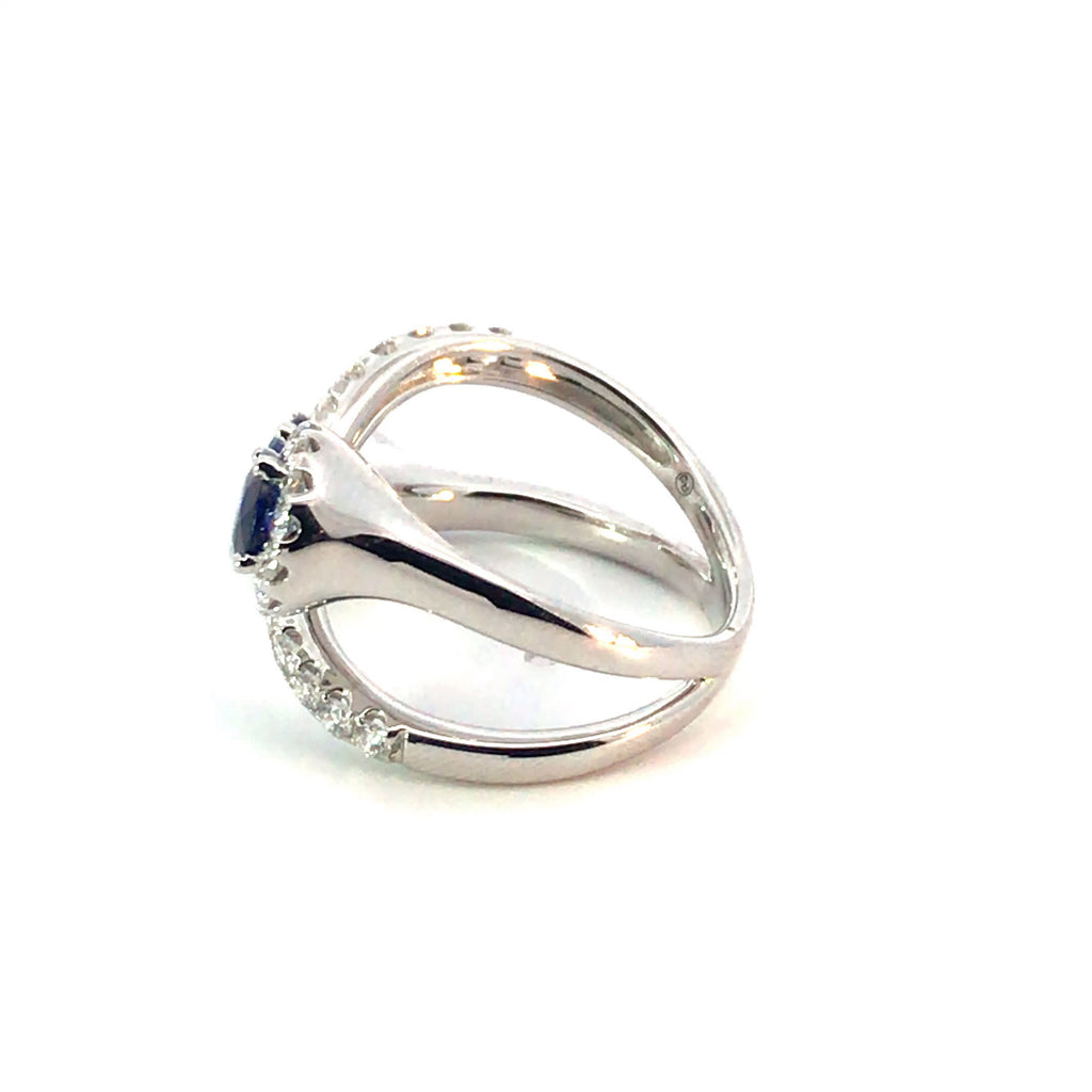 Anillo 2 Zafiros