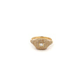 Anillo Cuadrado Pave