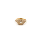 Anillo Cuadrado Pave