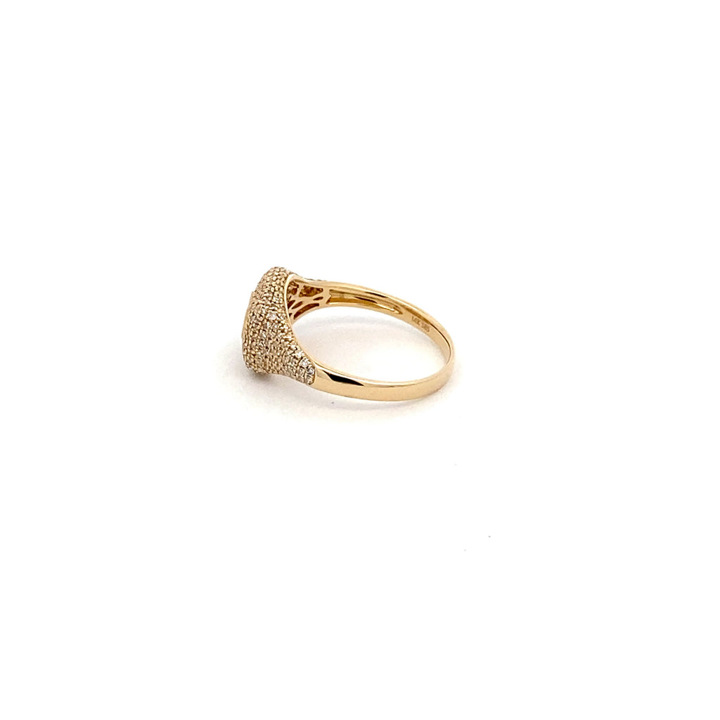 Anillo Cuadrado Pave