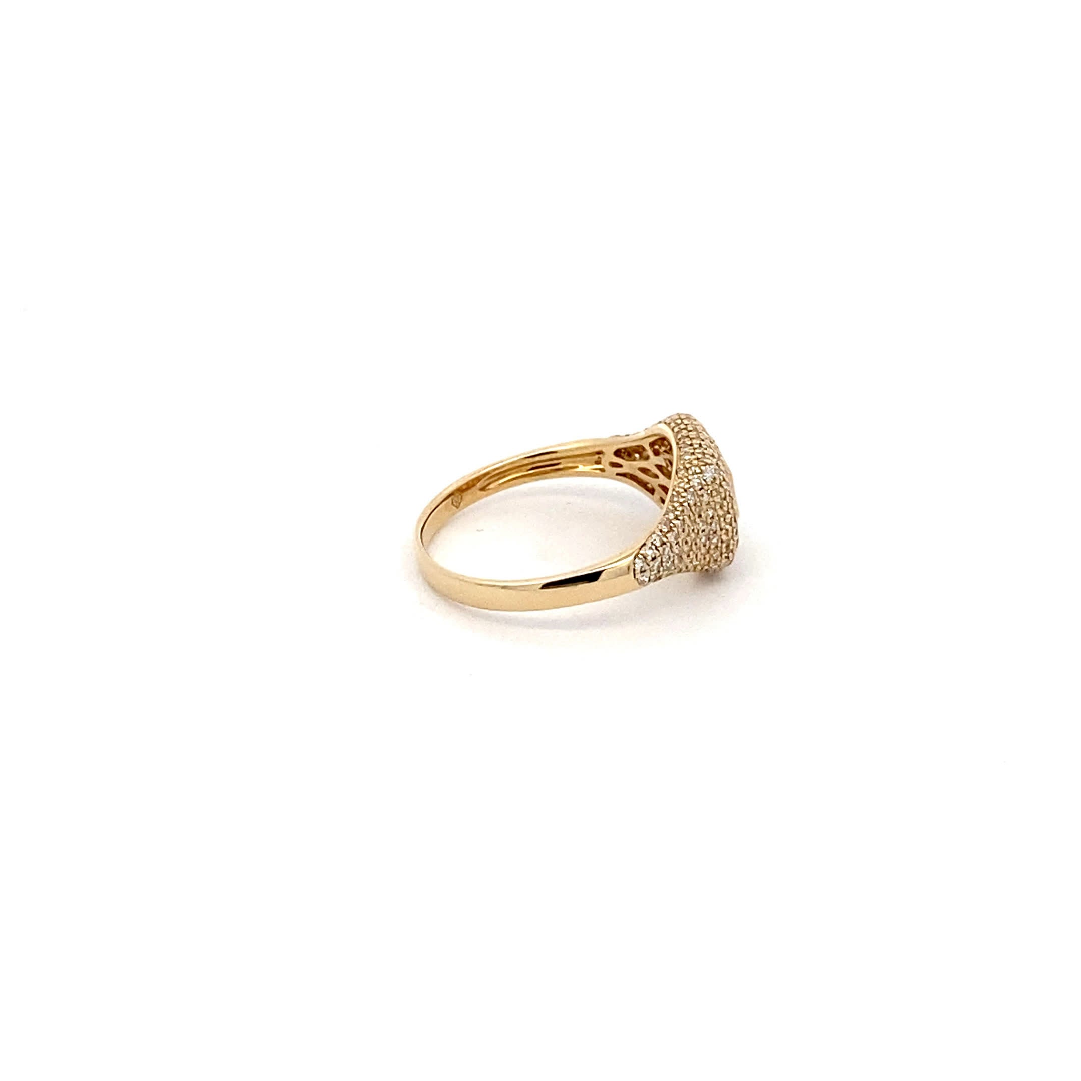 Anillo Cuadrado Pave