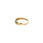 Anillo Tsavorita y Diamantes