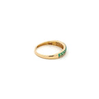 Anillo Tsavorita y Diamantes