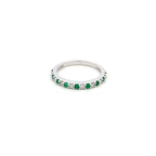 Anillo Churumbela Esmeralda y Diamantes