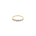 Anillo 3 Topacio Azul