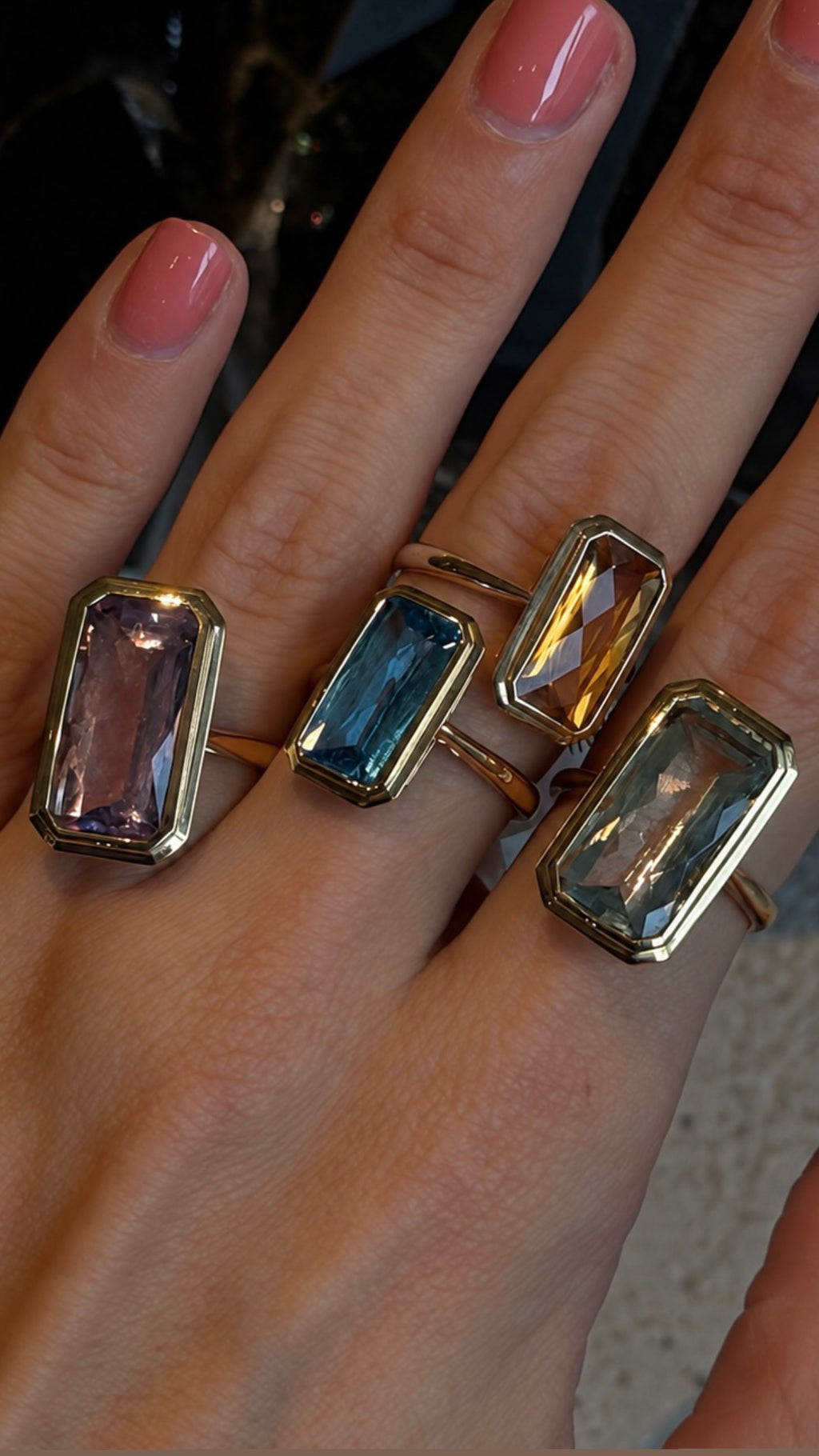 Anillo Amatista Verde