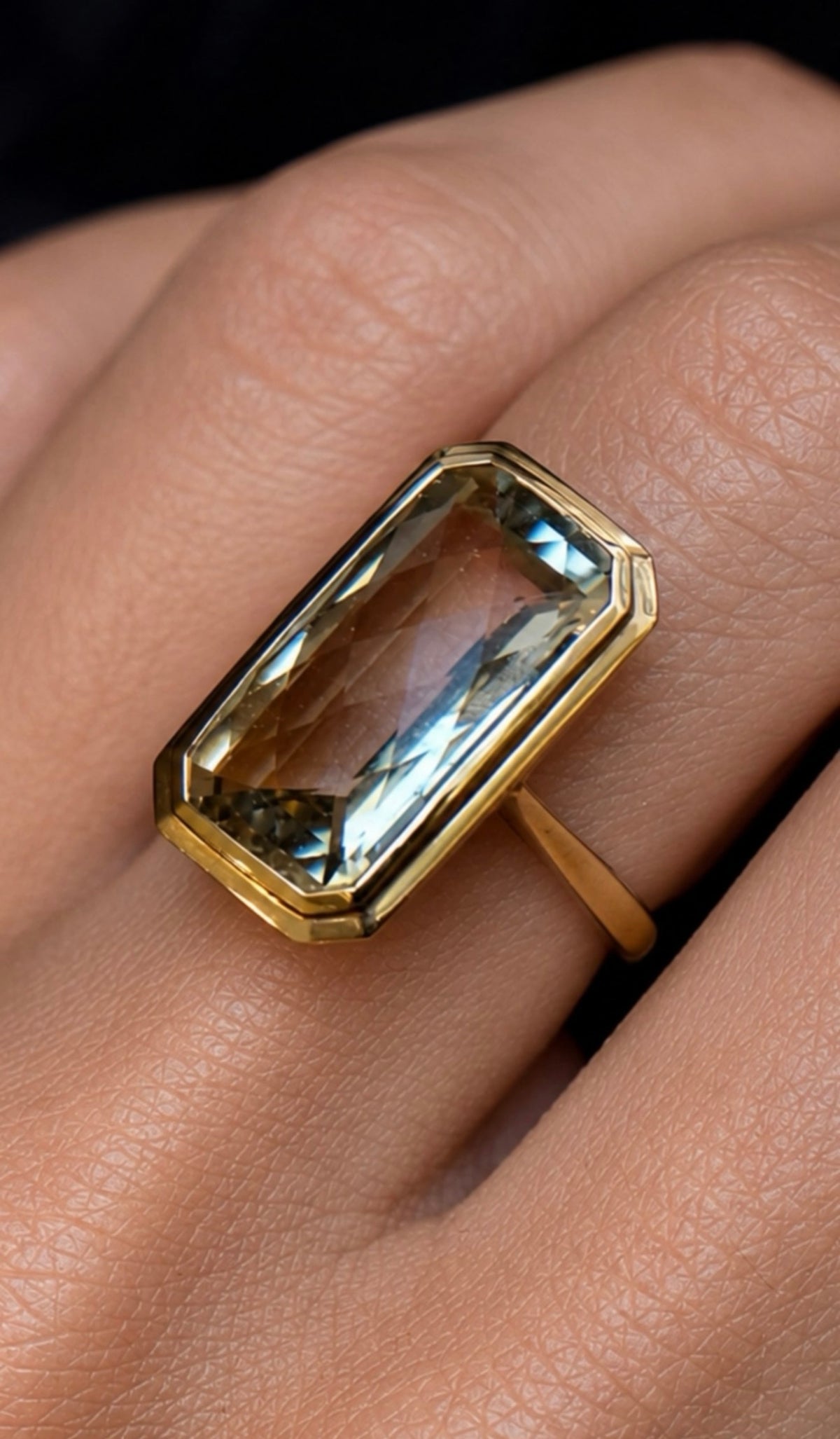 Anillo Amatista Verde