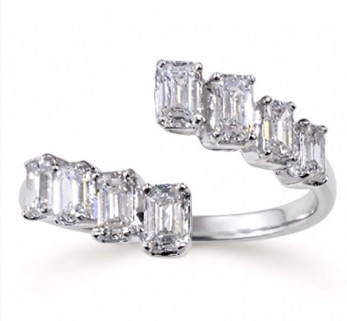 Anillo Wrap Diamantes Emerald