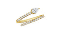 Anillo Wrap Diamantes Drop